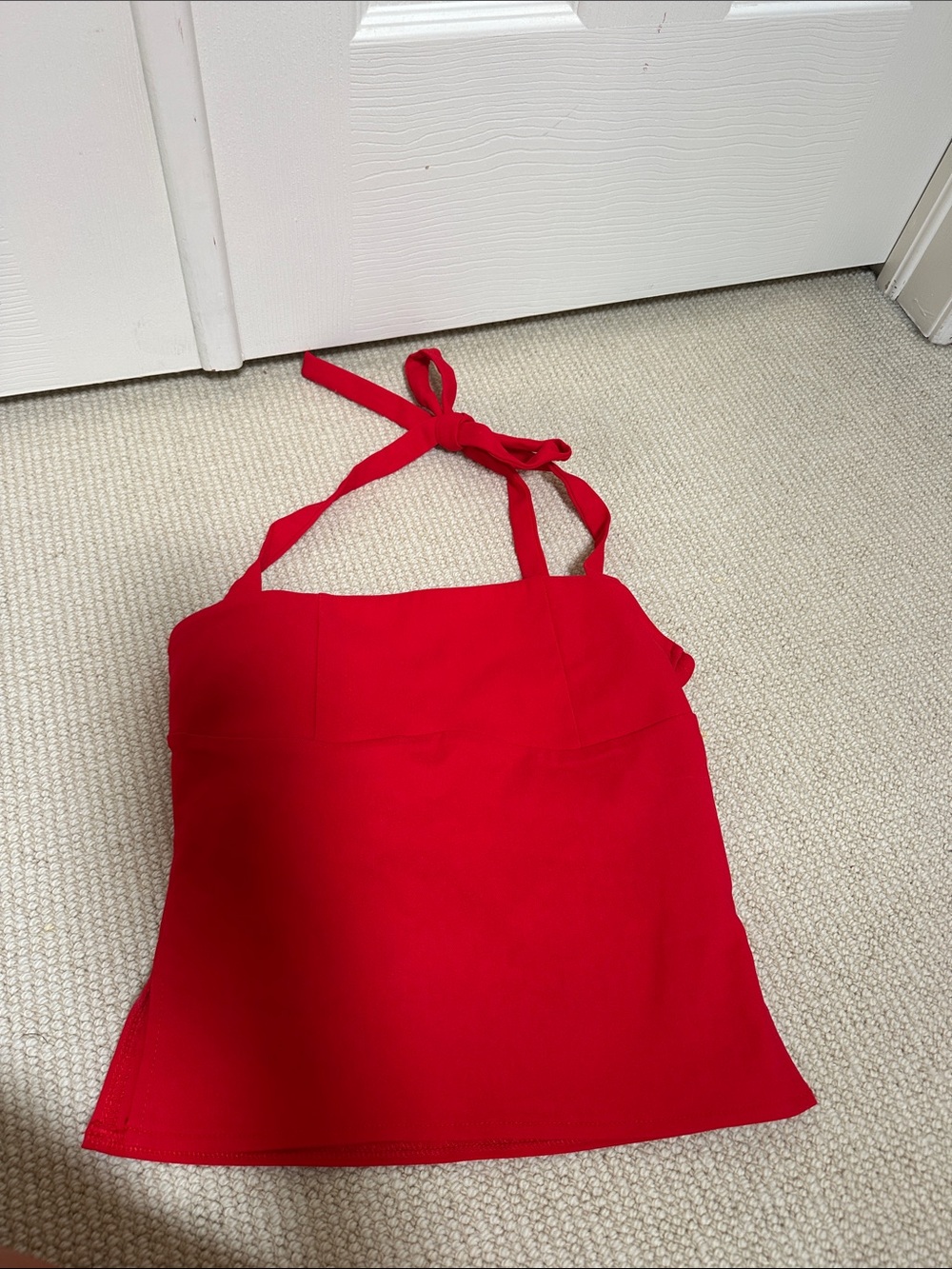 Brand New Edikted Red Halter Tank Top